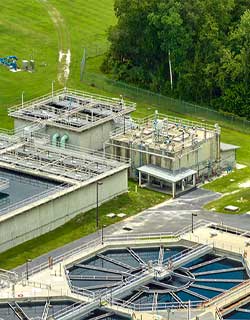 Luftbild Kläranlage