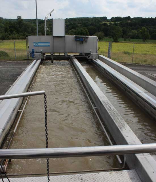 Kläranlage Lahnau-Dollar Klärbecken